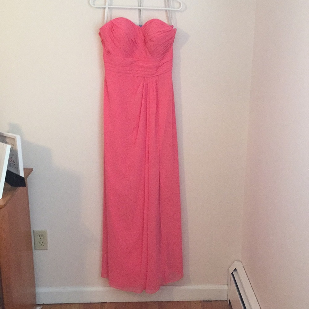 Bill Levkoff bridesmaid/prom dress pink gown